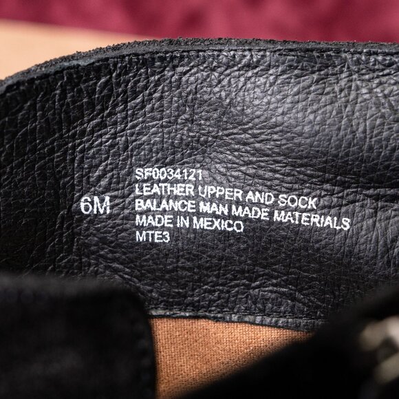 Sofft Women Sharnell Low Distress Black Suede Back Lace-up Mid Calf boots sz 6 - Picture 9 of 9